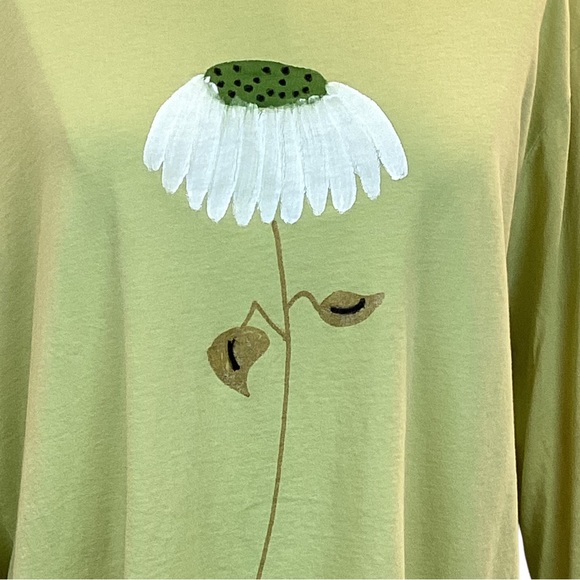 Laurie Jo Designs Long Sleeve Cotton Top Daisy - Picture 3 of 7